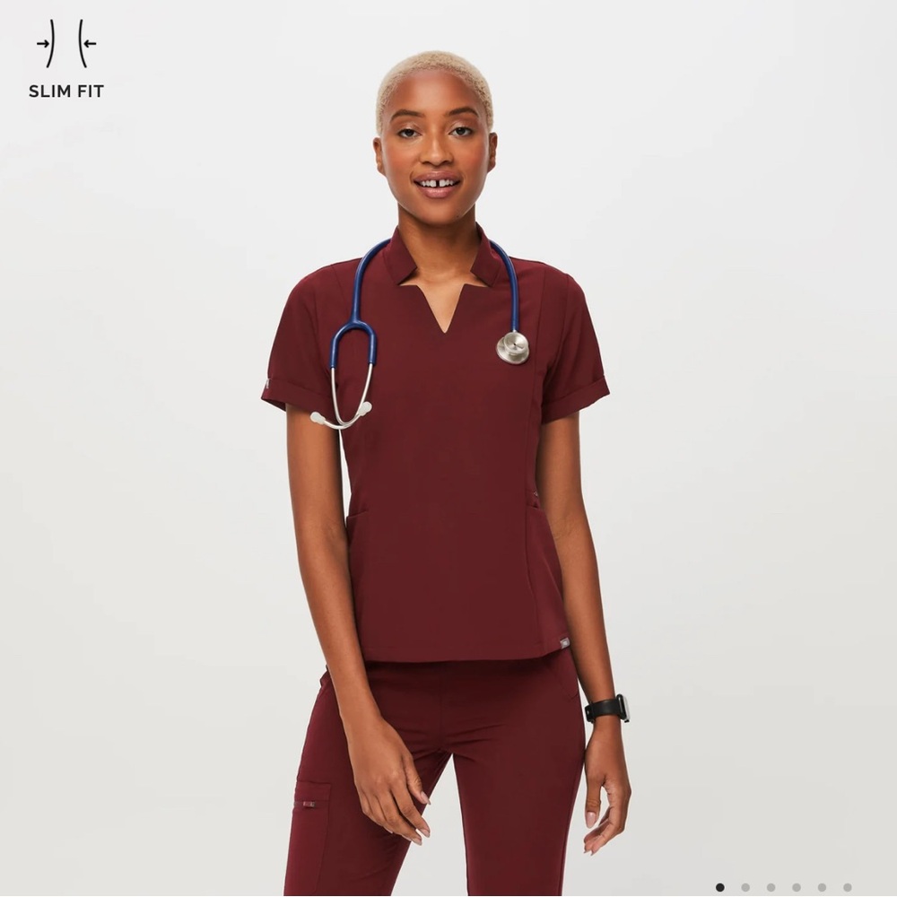 Figs Inala Slim Scrub Top L